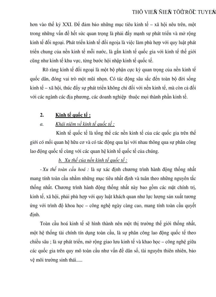image for page Thực trạng và giải pháp để mở rộng và nâng cao hiệu quả của hoạt động kinh tế đối ngoại nước ta trong quá trình hội nhập với khu vực và thế giới trong giai đoạn hiện nay