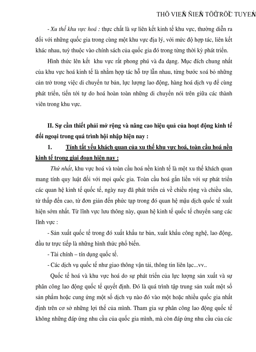 image for page Thực trạng và giải pháp để mở rộng và nâng cao hiệu quả của hoạt động kinh tế đối ngoại nước ta trong quá trình hội nhập với khu vực và thế giới trong giai đoạn hiện nay