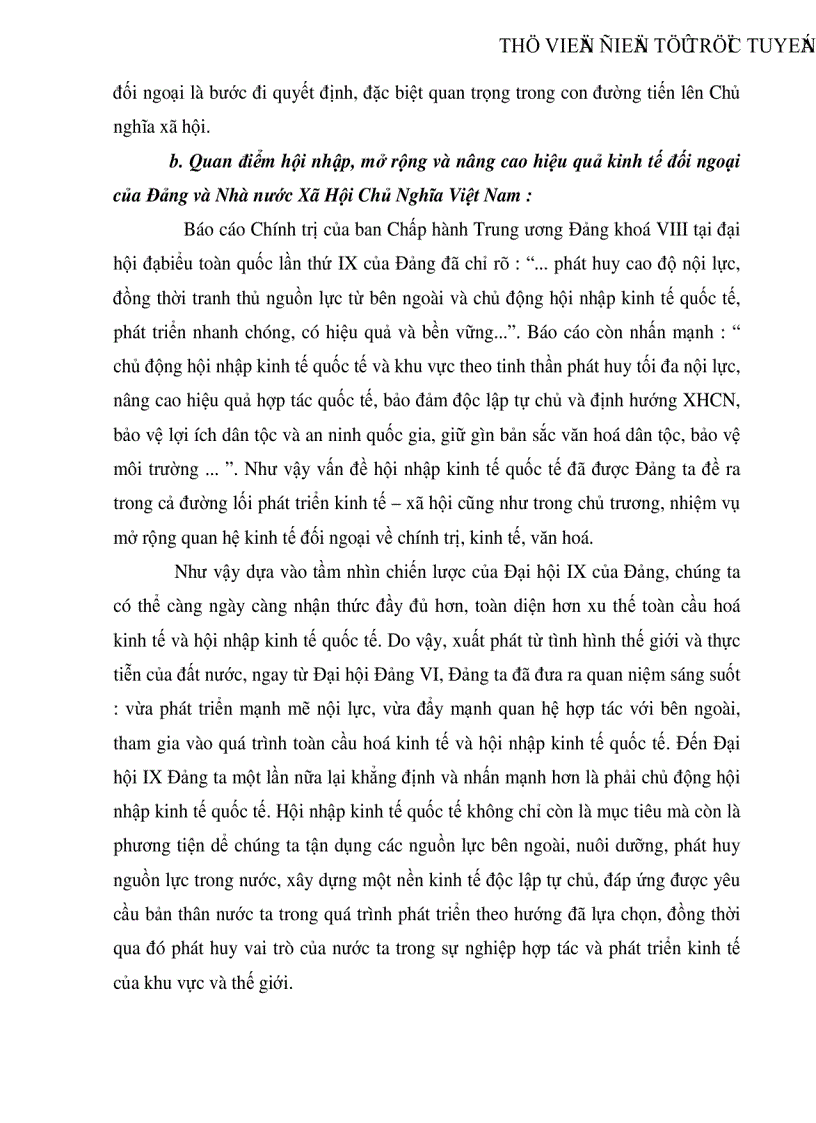 image for page Thực trạng và giải pháp để mở rộng và nâng cao hiệu quả của hoạt động kinh tế đối ngoại nước ta trong quá trình hội nhập với khu vực và thế giới trong giai đoạn hiện nay