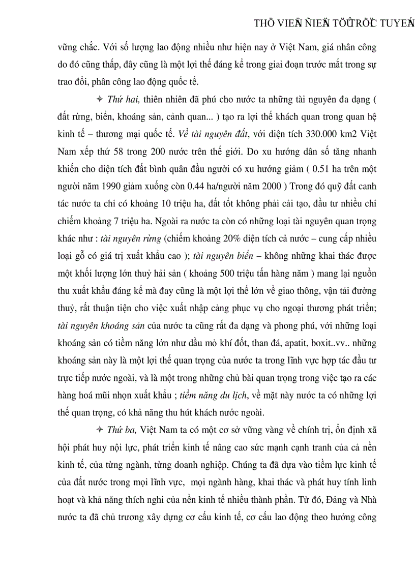 image for page Thực trạng và giải pháp để mở rộng và nâng cao hiệu quả của hoạt động kinh tế đối ngoại nước ta trong quá trình hội nhập với khu vực và thế giới trong giai đoạn hiện nay