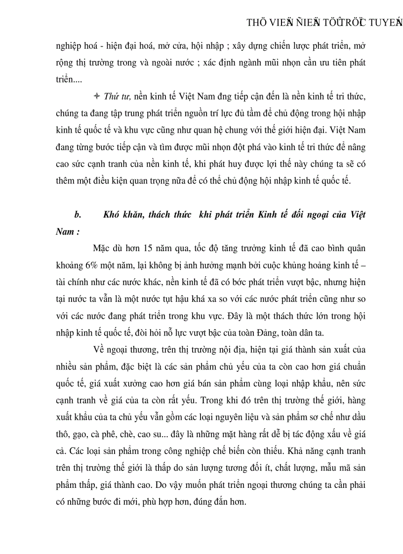 image for page Thực trạng và giải pháp để mở rộng và nâng cao hiệu quả của hoạt động kinh tế đối ngoại nước ta trong quá trình hội nhập với khu vực và thế giới trong giai đoạn hiện nay