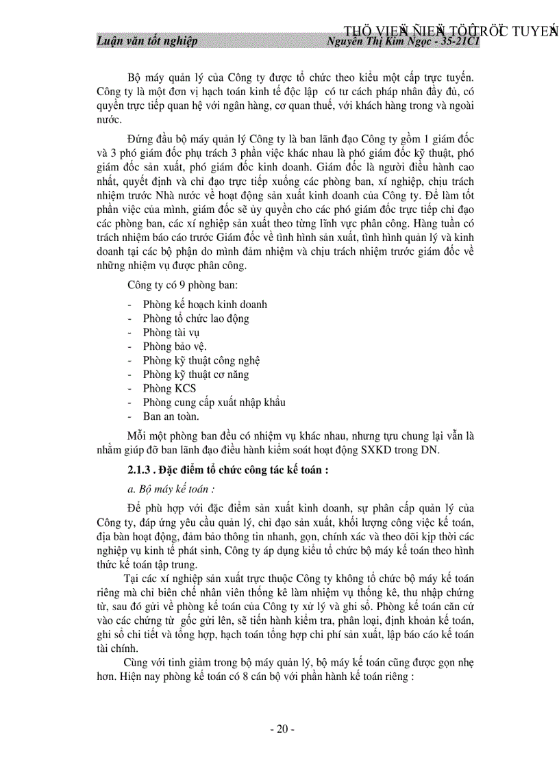 image for page Hoàn thiện tổ chức chi phí doanh thu xác định và phân tích kết quả hoạt động sản xuất kinh doanh tại Công ty Cao Su Đà Nẵng