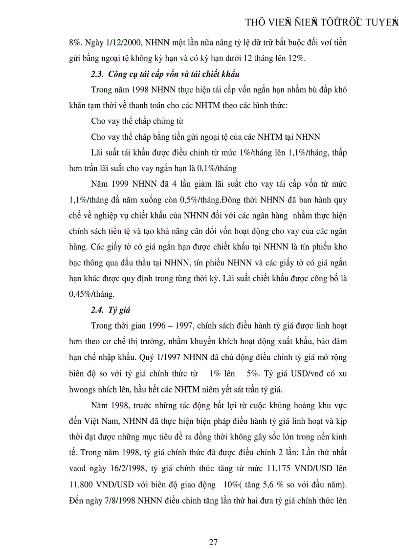 image for page Vai trò của chính sách tiền tệ trong việc điều tiết hoạt động kinh tế vĩ mô của Việt Nam