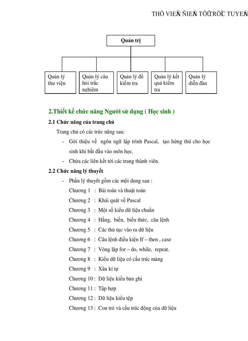 image for page Xây dựng website dạy học trực tuyến môn tin học lớp 11 THPT