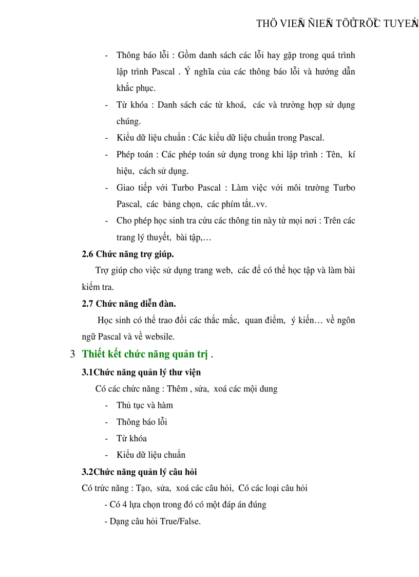 image for page Xây dựng website dạy học trực tuyến môn tin học lớp 11 THPT