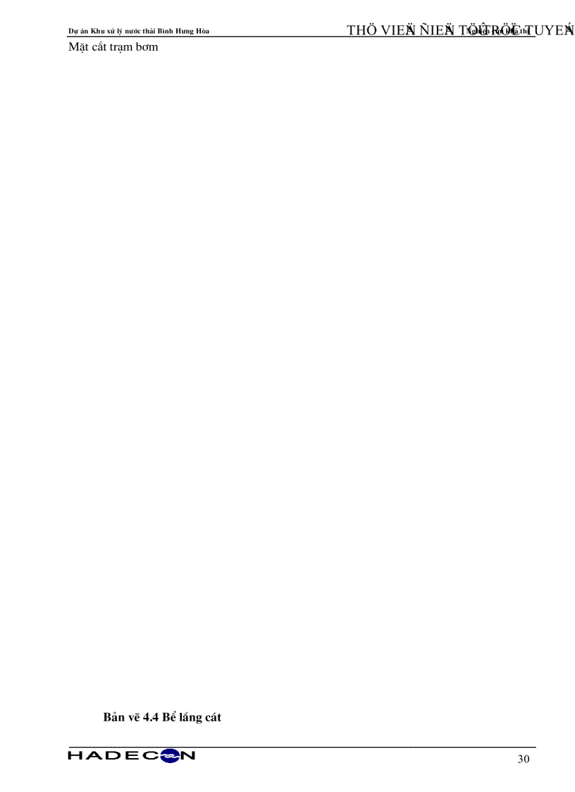 image for page Báo cáo nghiên cứu khả thi Dự án khu xử lý nước thải Bình Hưng Hòa