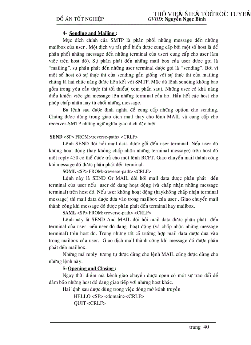 image for page Tìm hiểu về các Web Server thông dụng hiện nay Tìm hiểu về Mailing list và các Mail system Xây dựng một chương trình Internet mail