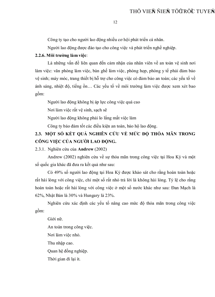 image for page Đo lường sự thỏa mãn trong công việc của người lao động tại Công ty cổ phần Cơ khí Chế tạo máy Long An