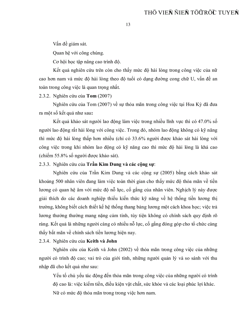 image for page Đo lường sự thỏa mãn trong công việc của người lao động tại Công ty cổ phần Cơ khí Chế tạo máy Long An