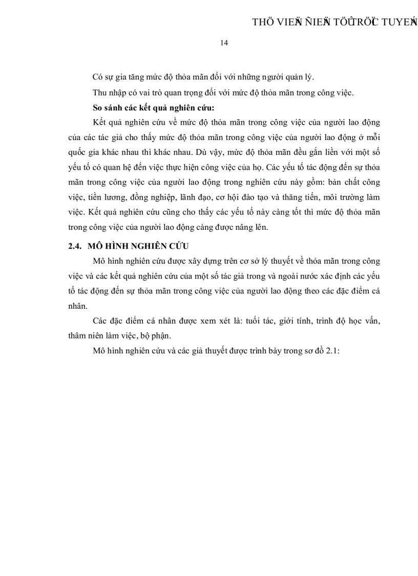 image for page Đo lường sự thỏa mãn trong công việc của người lao động tại Công ty cổ phần Cơ khí Chế tạo máy Long An
