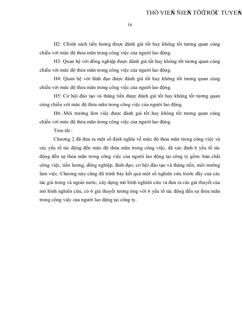 image for page Đo lường sự thỏa mãn trong công việc của người lao động tại Công ty cổ phần Cơ khí Chế tạo máy Long An