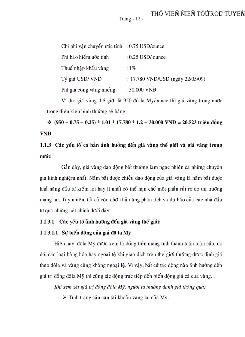 image for page Sử dụng công cụ tín dụng tài trợ đầu tư kinh doanh vàng tại Ngân hàng TMCP Xuất Nhập Khẩu Việt Nam