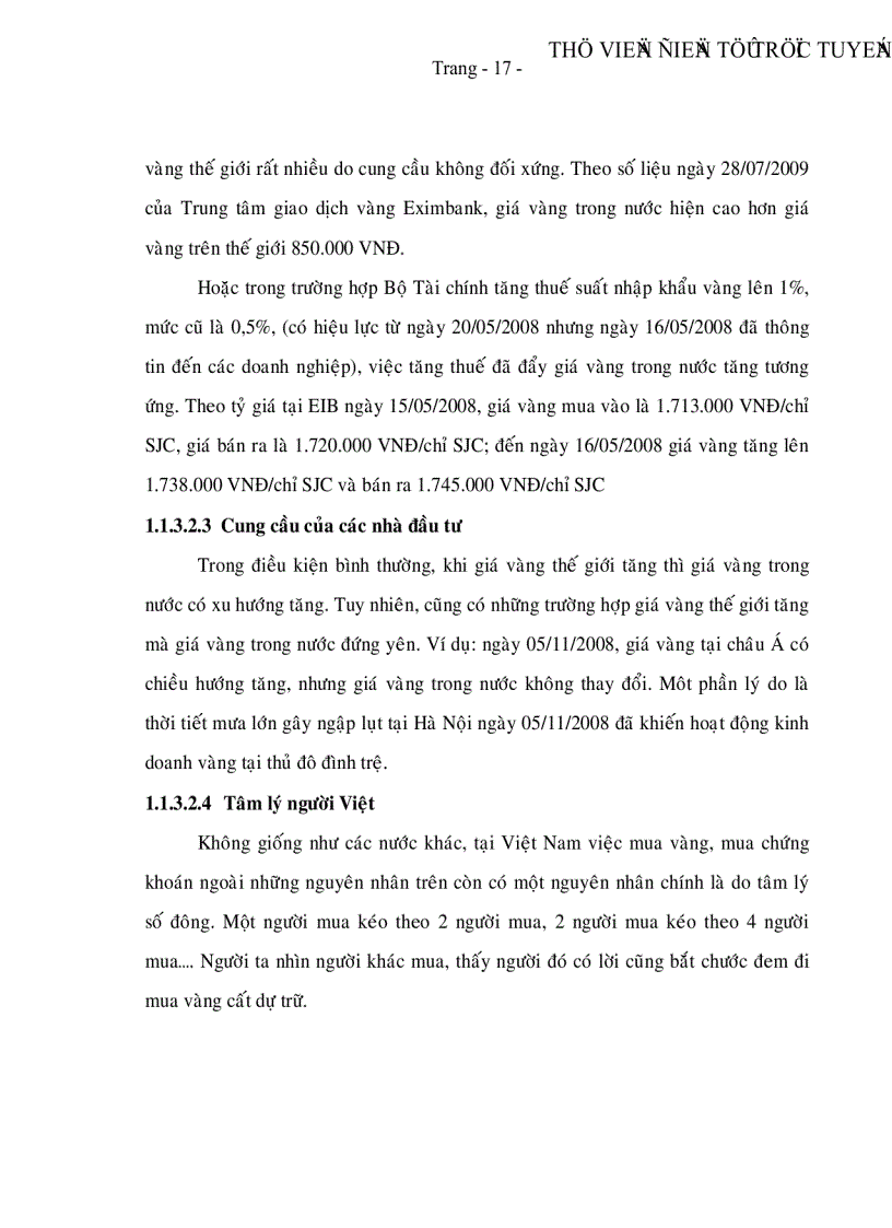 image for page Sử dụng công cụ tín dụng tài trợ đầu tư kinh doanh vàng tại Ngân hàng TMCP Xuất Nhập Khẩu Việt Nam
