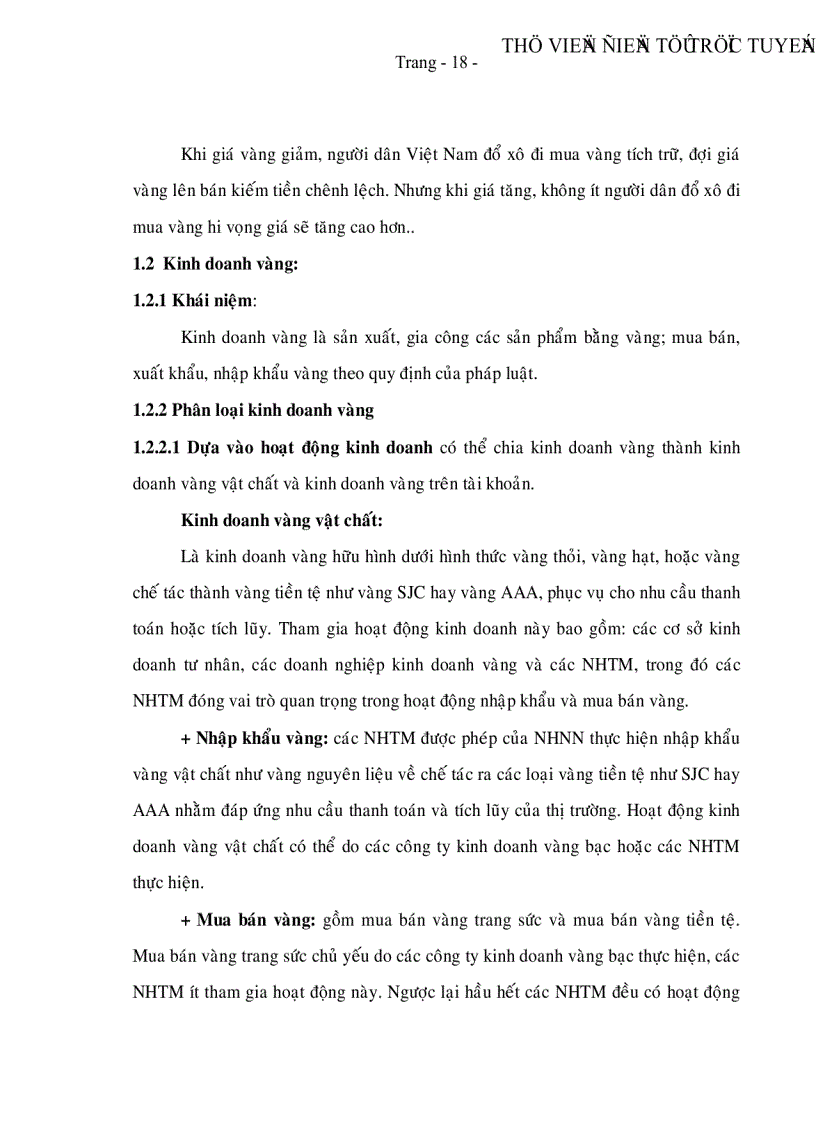 image for page Sử dụng công cụ tín dụng tài trợ đầu tư kinh doanh vàng tại Ngân hàng TMCP Xuất Nhập Khẩu Việt Nam
