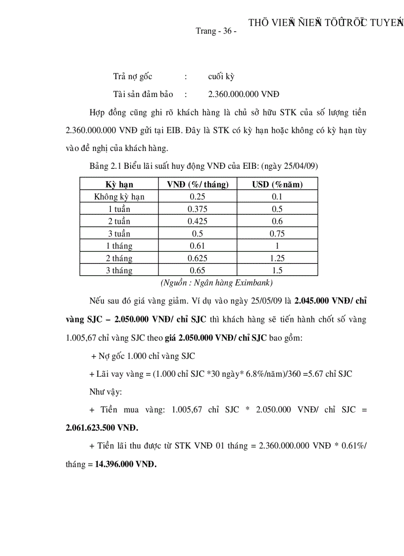 image for page Sử dụng công cụ tín dụng tài trợ đầu tư kinh doanh vàng tại Ngân hàng TMCP Xuất Nhập Khẩu Việt Nam