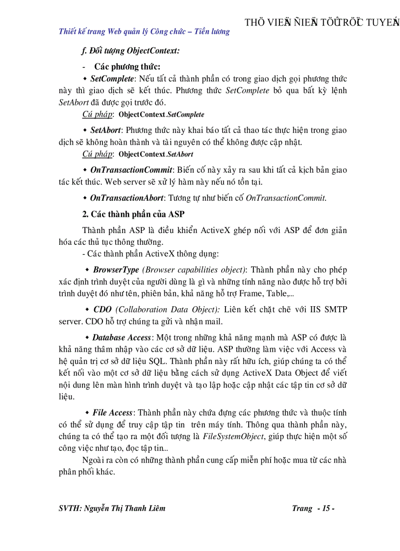 image for page Thiết kế trang Web quản lý công chức tiền lương cho Ủy ban nhân dân Tỉnh Bình Thuận