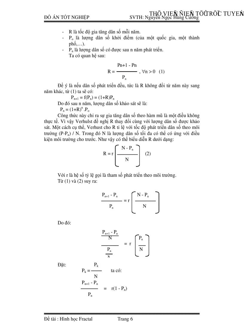 image for page Nghiên cứu về hình học Fractal Viết chương trình cài đặt một số đường và mặt Fractal 35 trang