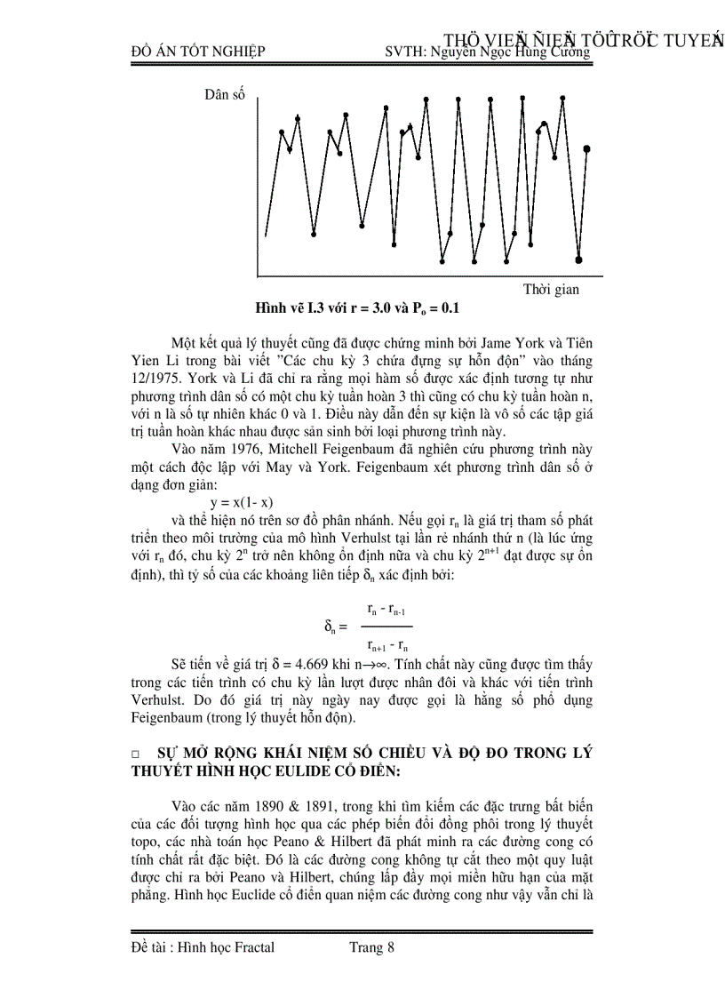 image for page Nghiên cứu về hình học Fractal Viết chương trình cài đặt một số đường và mặt Fractal 35 trang