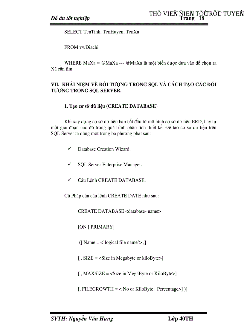 image for page Phân tích và cài đặt chương trình quản lý bệnh nhân tại bệnh viện Khánh Hoà