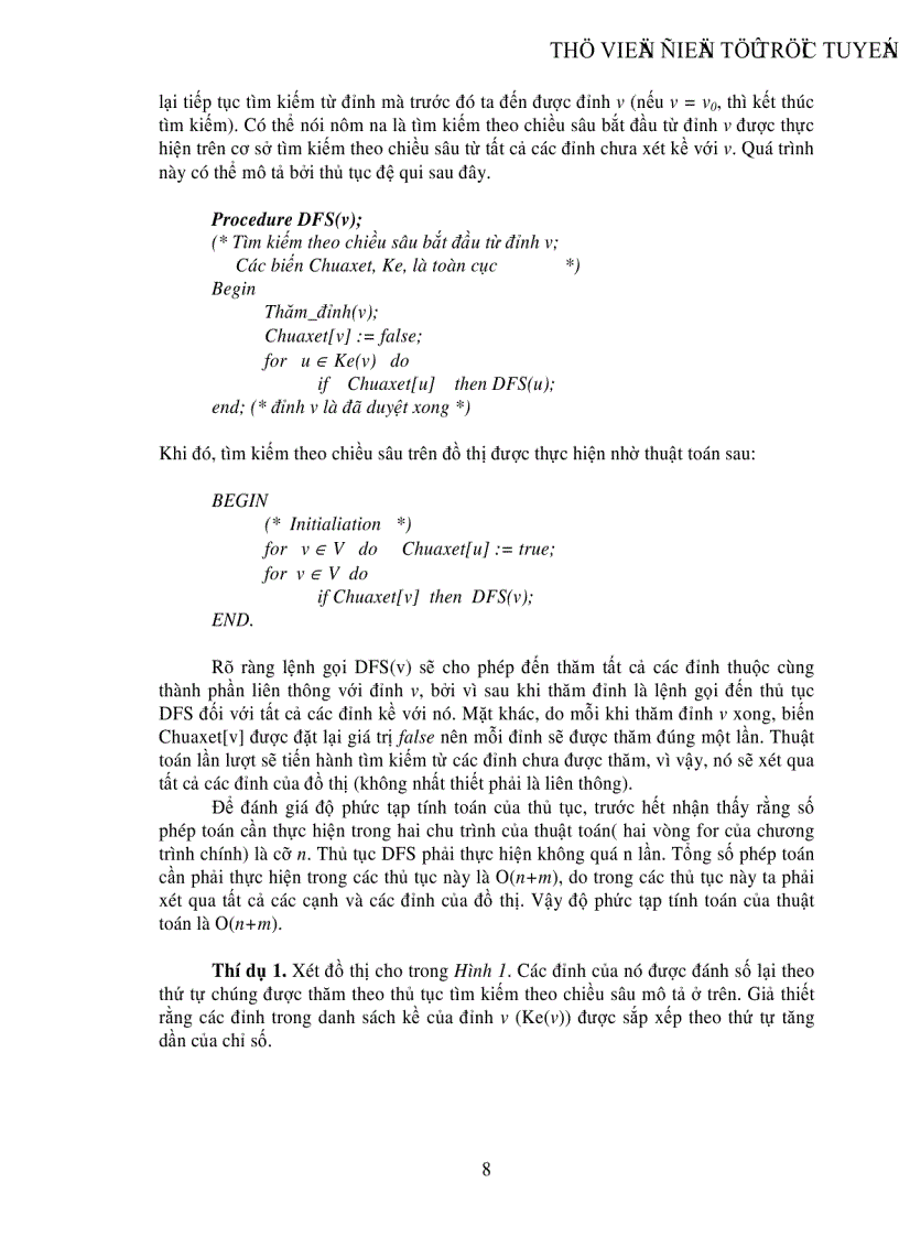 image for page Bài toán luồng cực đại trong mạng với khả năng thông qua các cung các đỉnh