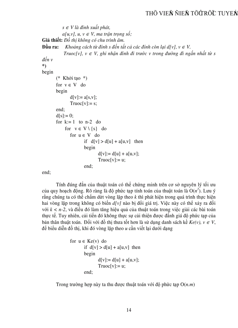 image for page Bài toán luồng cực đại trong mạng với khả năng thông qua các cung các đỉnh