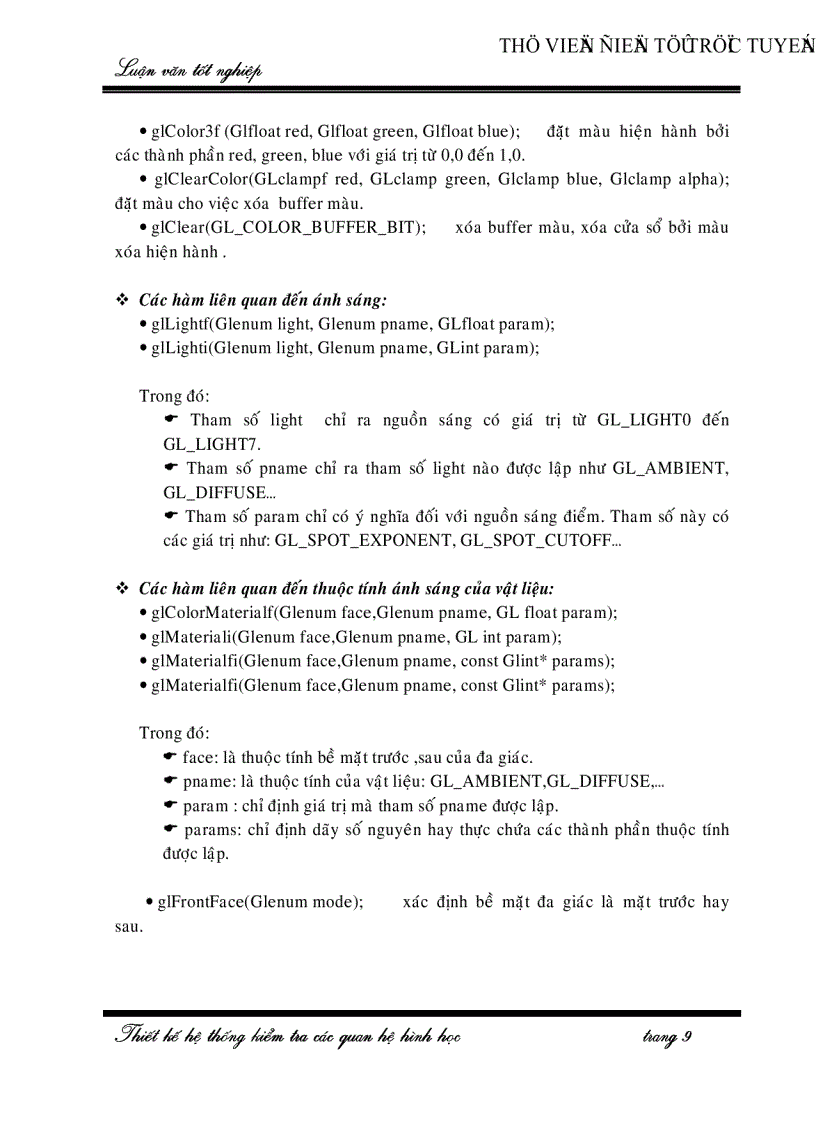 image for page Thiết kế hệ thống kiểm tra các quan hệ hình học trong không gian 2D và 3D 80 trang
