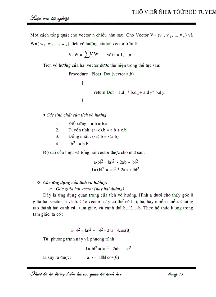 image for page Thiết kế hệ thống kiểm tra các quan hệ hình học trong không gian 2D và 3D 80 trang