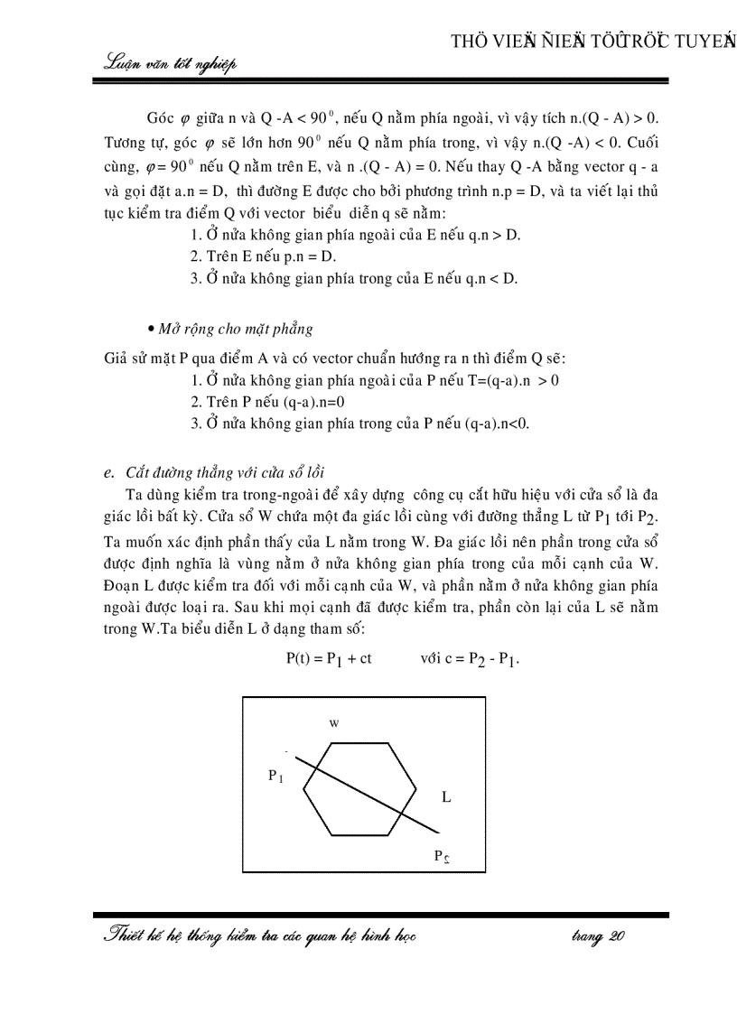 image for page Thiết kế hệ thống kiểm tra các quan hệ hình học trong không gian 2D và 3D 80 trang