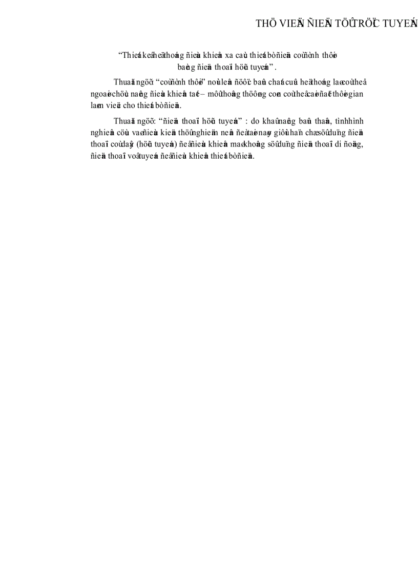 image for page Thiết kế hệ thống điều khiển xa các thiết bị điện có định thời bằng điện thoại hữu tuyến