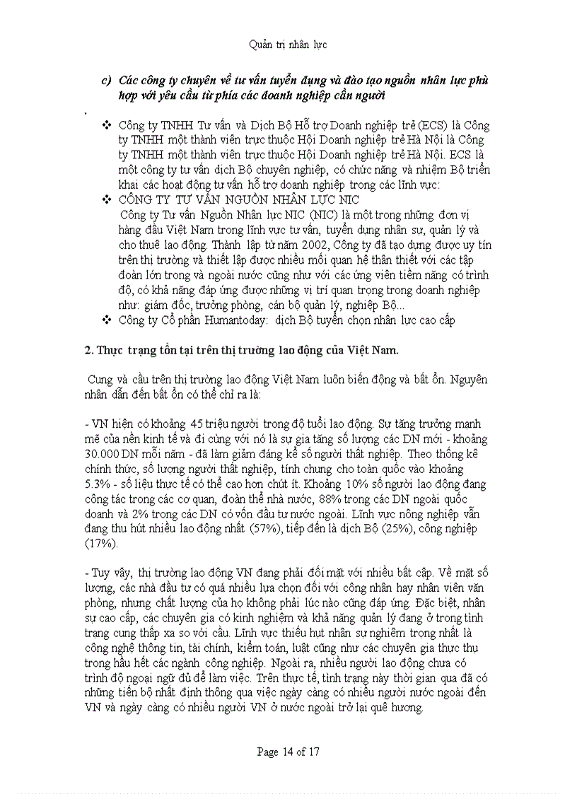 image for page Quản trị nguôn nhân lực