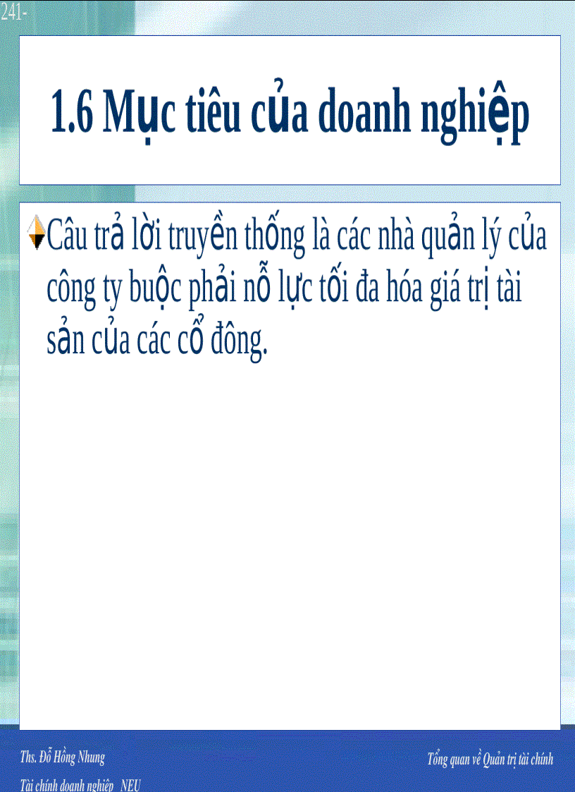 image for page Tổng quan về Quản trị tài chính