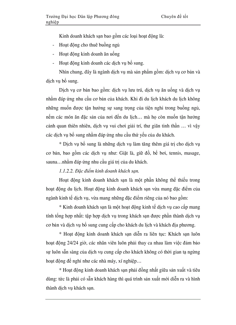 image for page Chất lượng phục vụ phương hướng và biện pháp nâng cao chất lượng phục vụ tại Công ty Khách sạn Du lịch Kim Liên