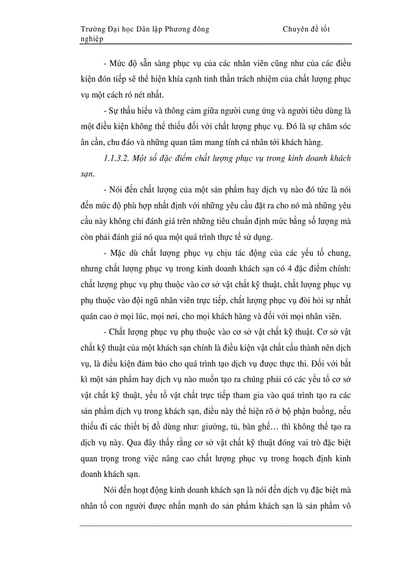 image for page Chất lượng phục vụ phương hướng và biện pháp nâng cao chất lượng phục vụ tại Công ty Khách sạn Du lịch Kim Liên