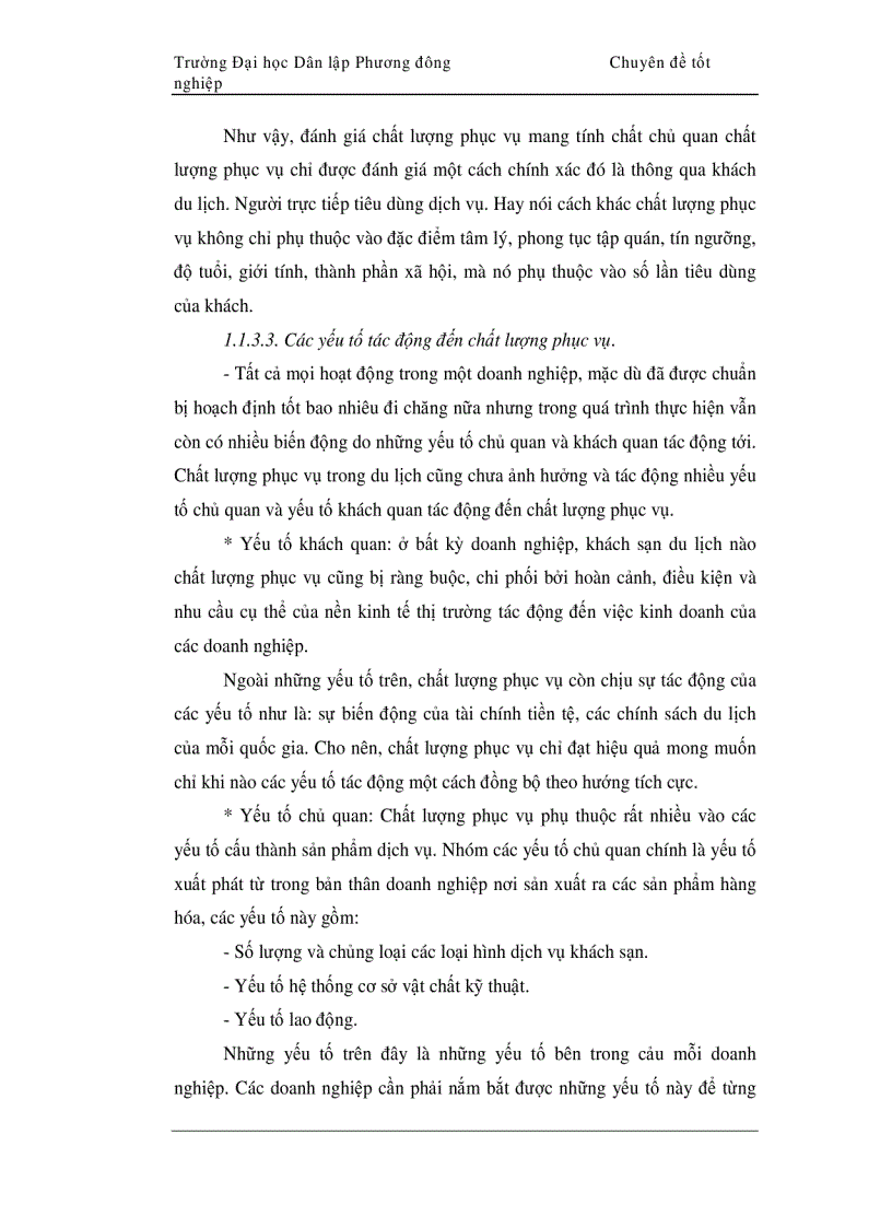 image for page Chất lượng phục vụ phương hướng và biện pháp nâng cao chất lượng phục vụ tại Công ty Khách sạn Du lịch Kim Liên