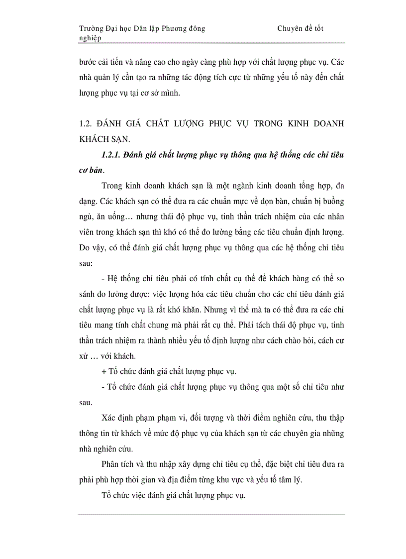 image for page Chất lượng phục vụ phương hướng và biện pháp nâng cao chất lượng phục vụ tại Công ty Khách sạn Du lịch Kim Liên