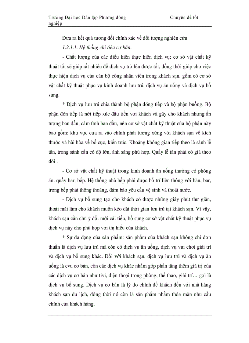 image for page Chất lượng phục vụ phương hướng và biện pháp nâng cao chất lượng phục vụ tại Công ty Khách sạn Du lịch Kim Liên