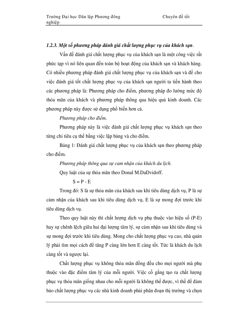 image for page Chất lượng phục vụ phương hướng và biện pháp nâng cao chất lượng phục vụ tại Công ty Khách sạn Du lịch Kim Liên