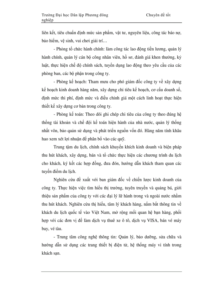 image for page Chất lượng phục vụ phương hướng và biện pháp nâng cao chất lượng phục vụ tại Công ty Khách sạn Du lịch Kim Liên