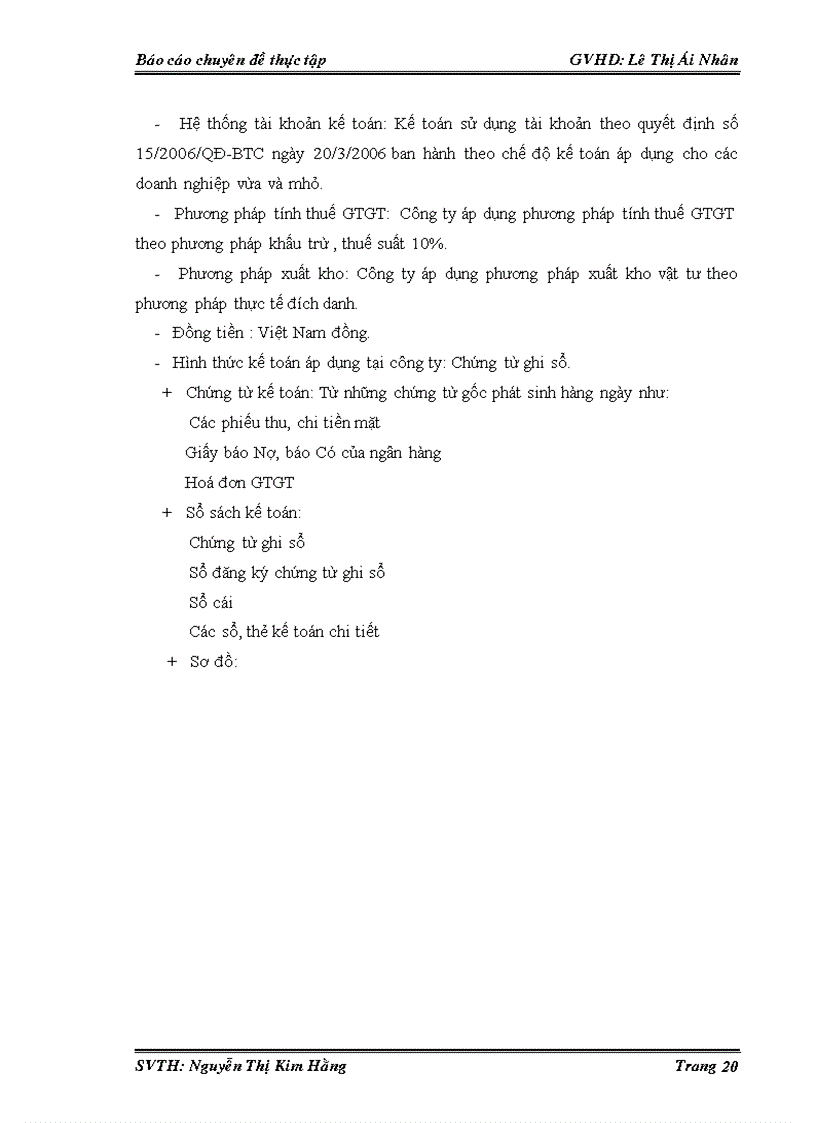 image for page Thực trạng công tác kế toán tập hợp chi phí sản xuất và tính giá thành sản phẩm xây lắp tại công ty TNHH XD Bình Minh