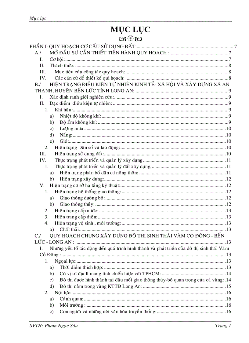 image for page Quy hoạch hệ thống hạ tầng kỹ thuật đô thị sinh thái Vàm Cỏ Đông huyện Bến Lức tỉnh Long An