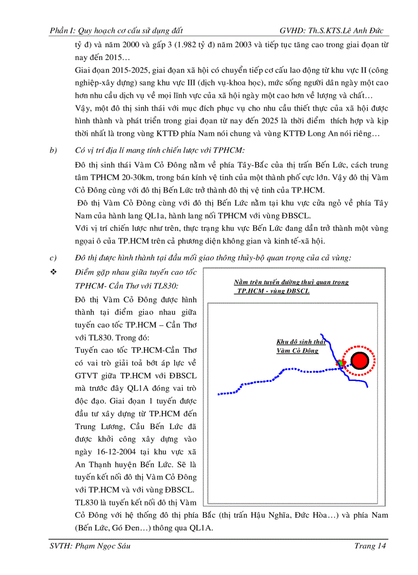 image for page Quy hoạch hệ thống hạ tầng kỹ thuật đô thị sinh thái Vàm Cỏ Đông huyện Bến Lức tỉnh Long An