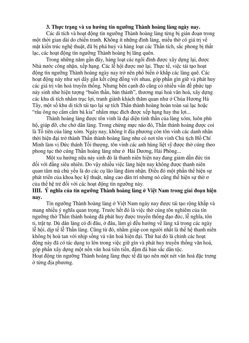 image for page Văn hóa tín ngưỡng thờ Thành hoàng làng tại các vùng miền nông thôn Việt Nam