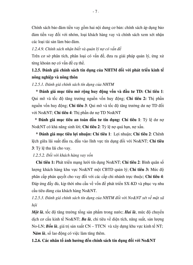 image for page Chính sách tín dụng của Ngân hàng Nông nghiệp và Phát triển Nông thôn Việt Nam đối với phát triển kinh tế nông nghiệp và nông thôn khu vực Tây Nguyên