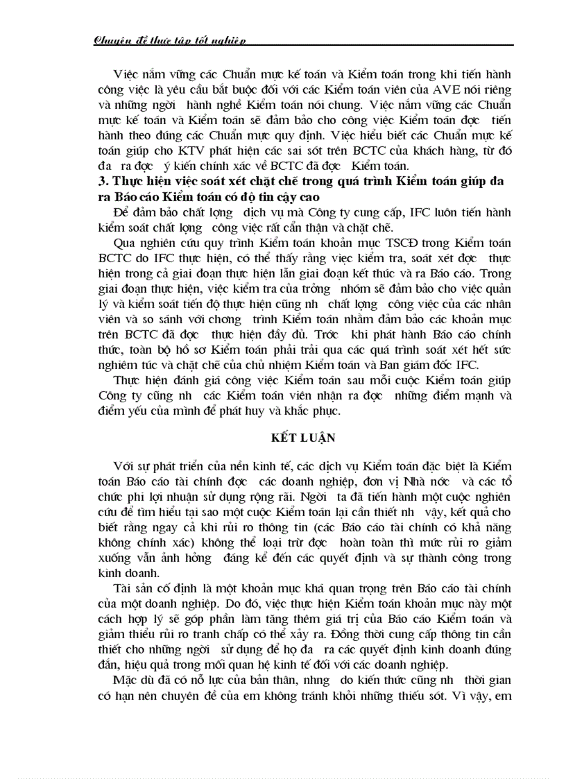 image for page Thư c tra ng kiê m toa n ta i sa n cô đi nh do công ty TNHH kiê m toa n va tư vâ n ta i chi nh quô c tê IFC thư c hiê n