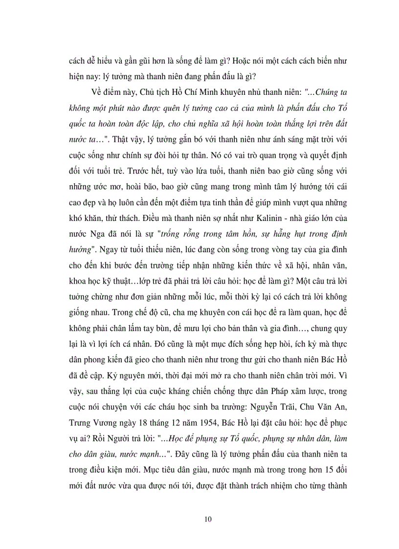 image for page Luận về mẫu hình người thanh niên lý tưởng trong giai đoạn cách mạng hiện nay ở nước ta