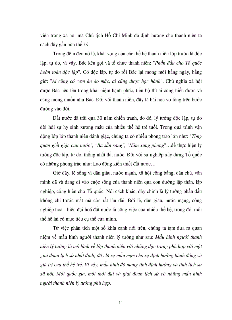 image for page Luận về mẫu hình người thanh niên lý tưởng trong giai đoạn cách mạng hiện nay ở nước ta