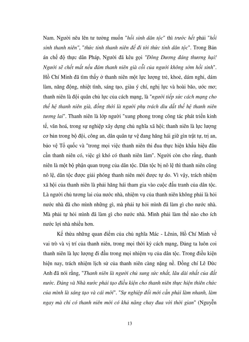 image for page Luận về mẫu hình người thanh niên lý tưởng trong giai đoạn cách mạng hiện nay ở nước ta