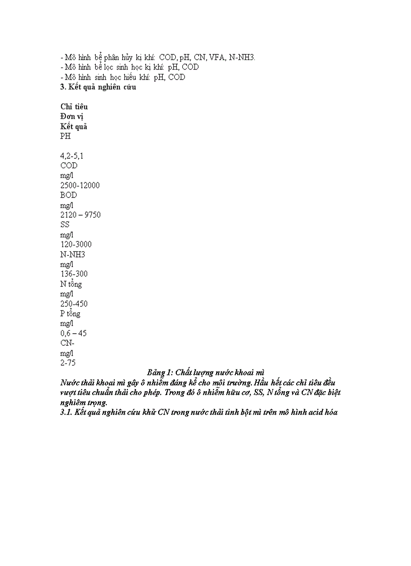 image for page Hiện trạng ô nhiễm và giải pháp xử lý nước thải cho làng nghề tinh bột hoài hảo tỉnh bình định