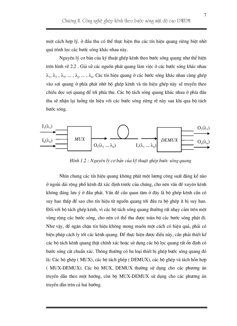 image for page Ứng dụng công nghệ DWDM và EDFA trên mạng đường trục 20 Gbit s