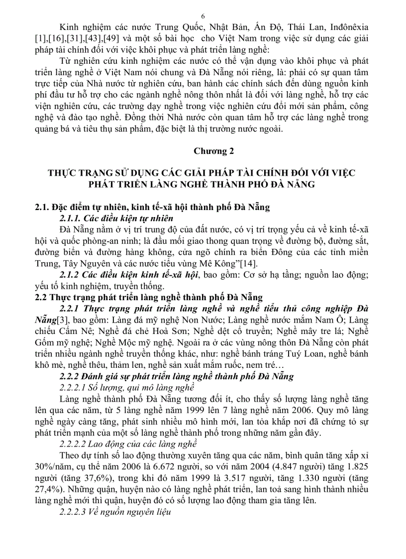 image for page Các giải pháp tài chính thúc đẩy phát triển các làng nghề trên địa bàn thành phố Đà Nẵng trong giai đoạn hiện nay